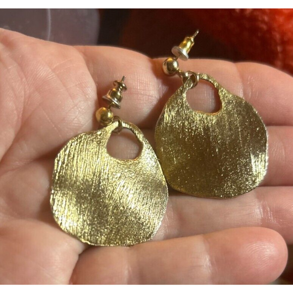 Vintage 1960s Butterfly Drop Earrings - Picture 10 of 16